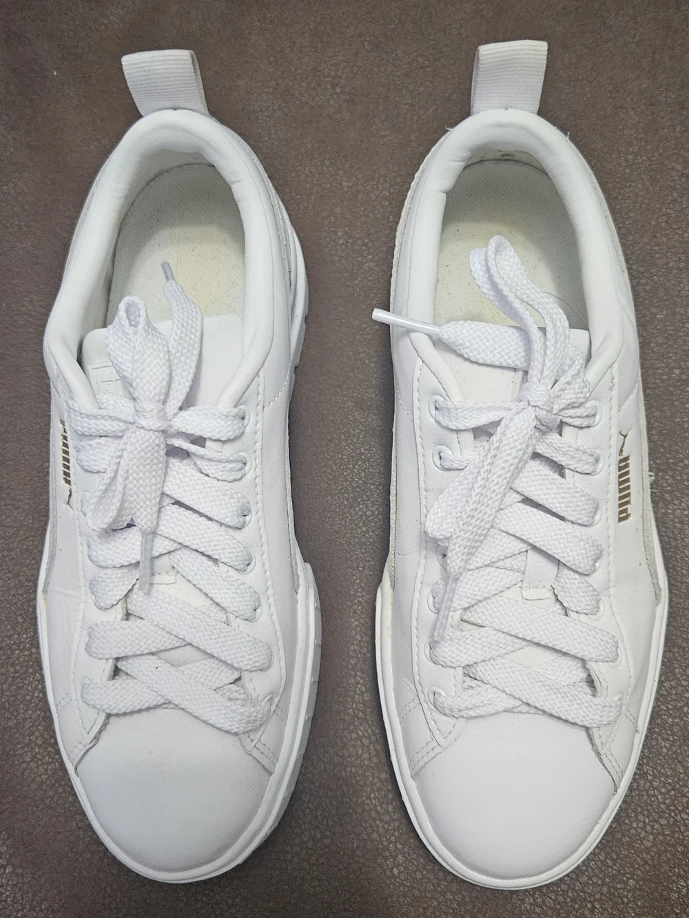 Puma White Platform Sneakers